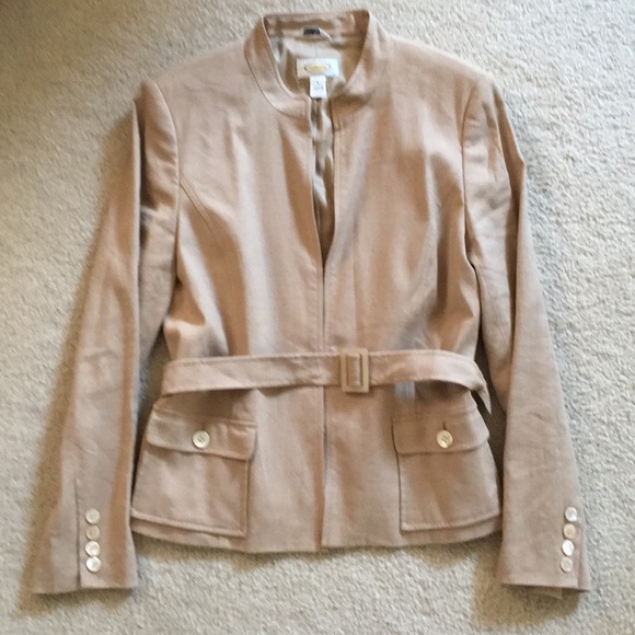 talbots linen jacket